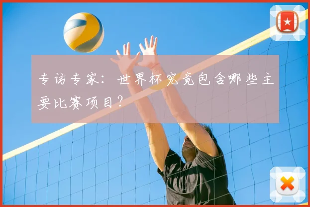 专访专家：世界杯究竟包含哪些主要比赛项目？